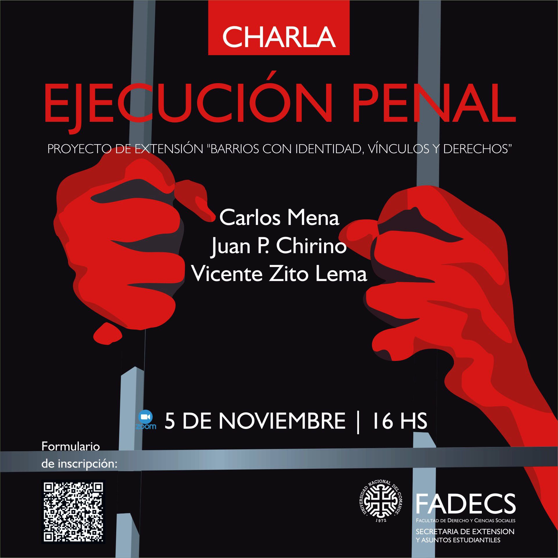 CHARLA SOBRE EJECUCIÓN PENAL